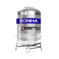 Bồn nước inox 1500L đứng Sơn Hà (Φ1140)