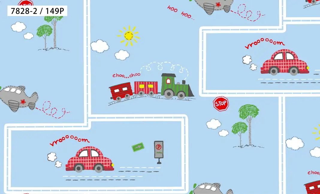 Giấy Dán Tường Trẻ Em - Phòng Cho Bé 7828-2/149P